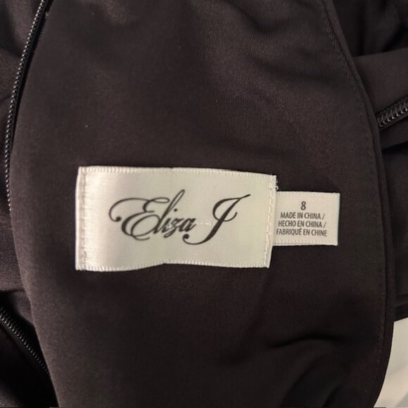 Eliza J High Neck Wide Leg Jumpsuit - Picture 8 of 9